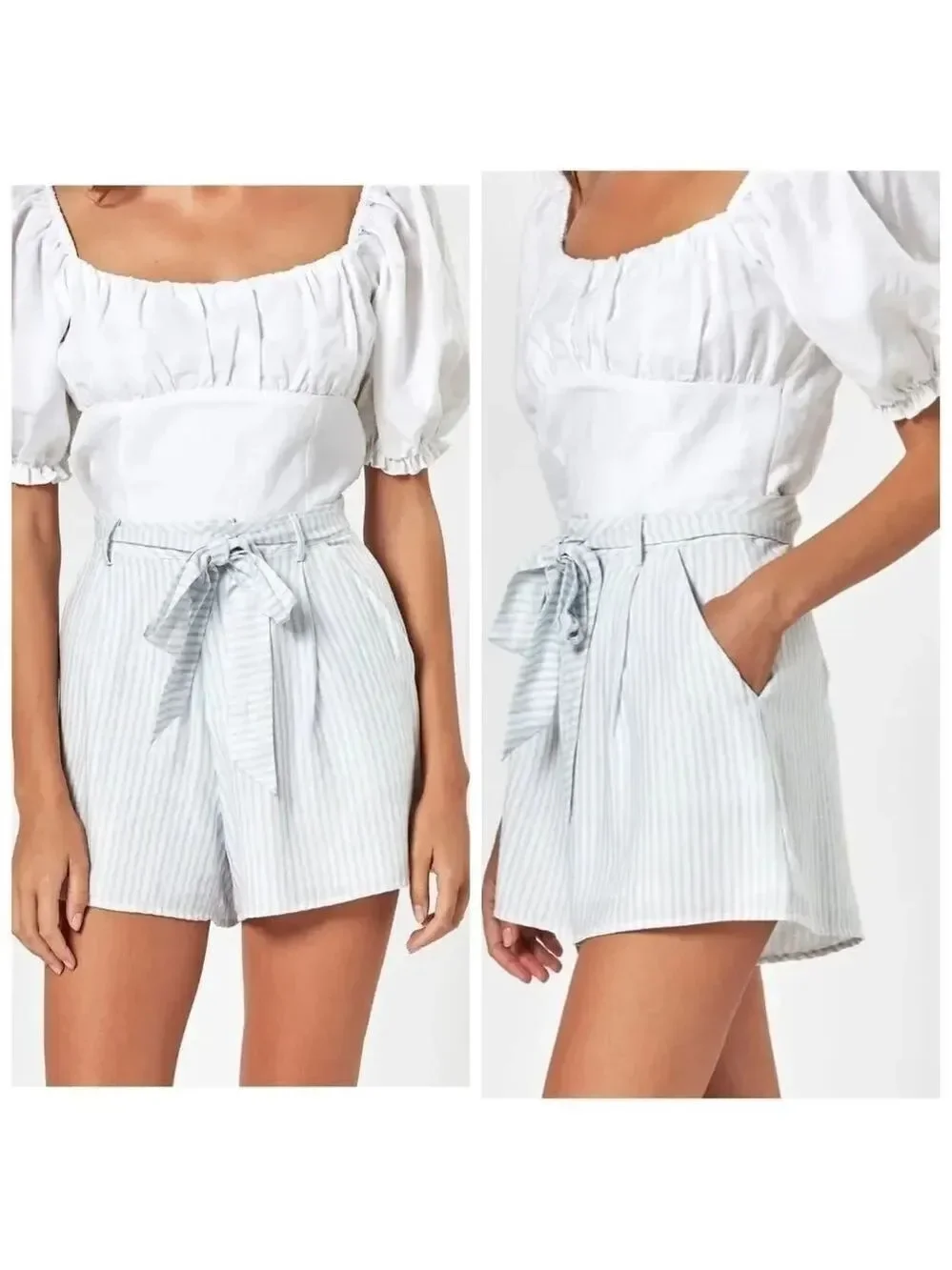 Charlie Holiday Coastline Beach Stripe Shorts